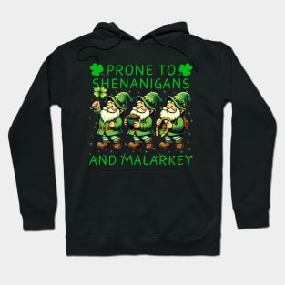 Prone To Shenanigans And Malarkey Saint Patricks Day Hoodie